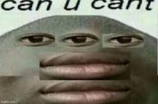 can you cant | image tagged in can you cant | made w/ Imgflip meme maker