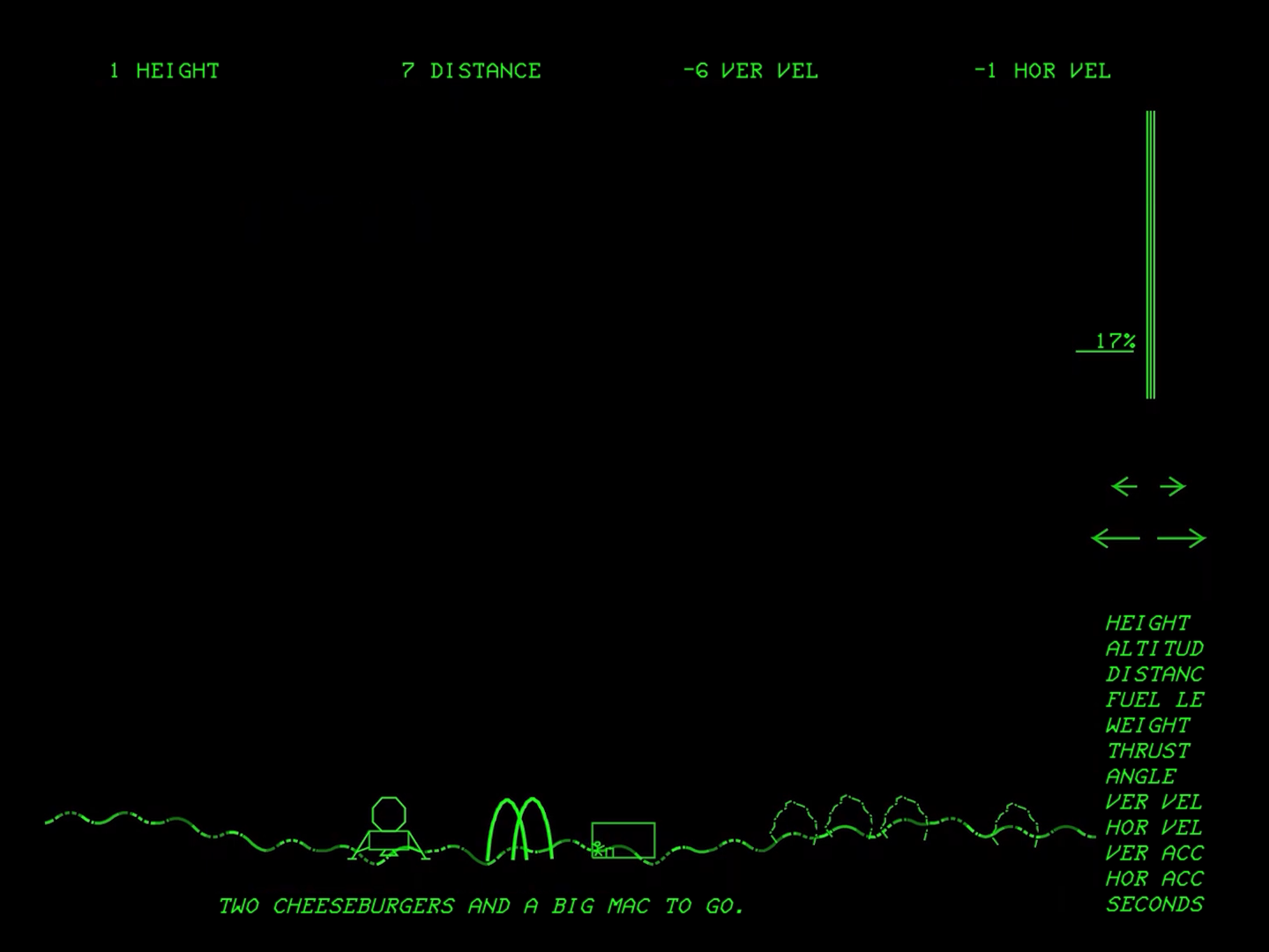 High Quality Moonlander McDonald's Blank Meme Template