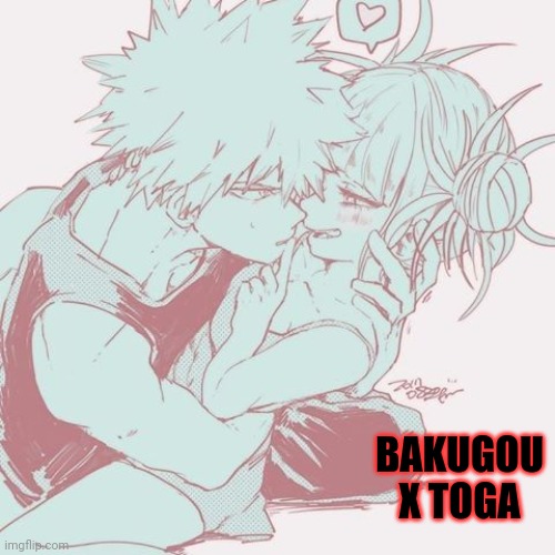 I love this ship | BAKUGOU X TOGA | image tagged in ate | made w/ Imgflip meme maker