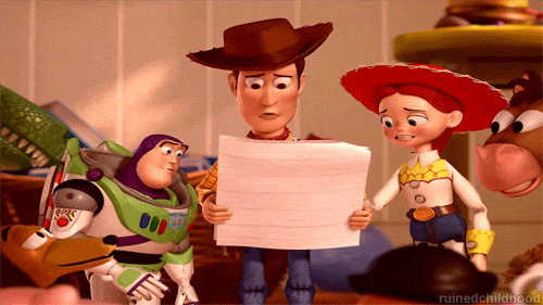 High Quality Toy Story Reading Note Blank Meme Template