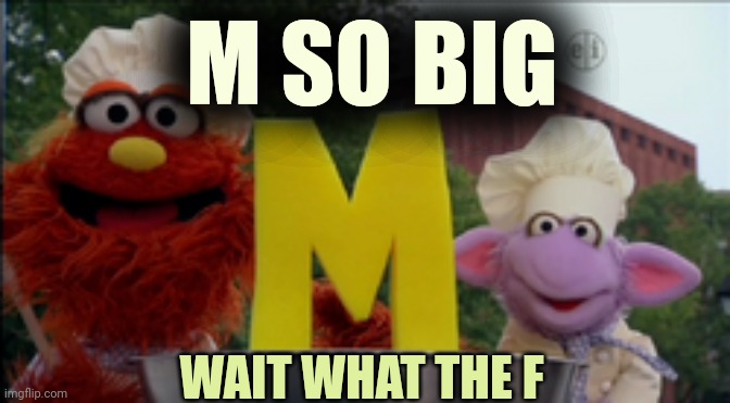 But why? Why would you do that? | M SO BIG WAIT WHAT THE F | image tagged in m so big,stop it get some help | made w/ Imgflip meme maker