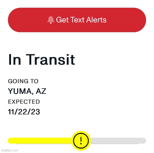 Does anyone know what the yellow thing means?????? I need this package | made w/ Imgflip meme maker