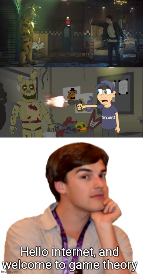 Real | Hello internet, and welcome to game theory | image tagged in 100 real no fake,matpat | made w/ Imgflip meme maker