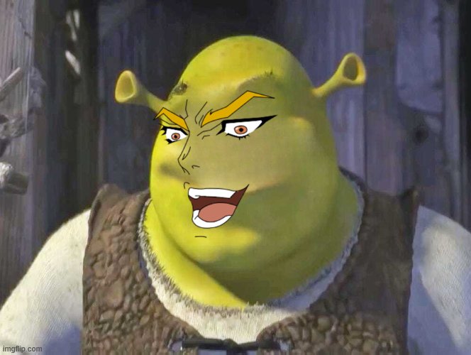 wtf it that shit | image tagged in shrek with no face | made w/ Imgflip meme maker