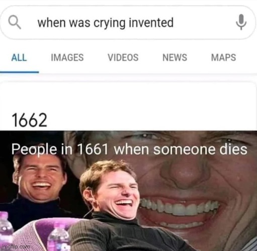 Indeed | image tagged in memes,funny,cry about it,when was invented/discovered | made w/ Imgflip meme maker