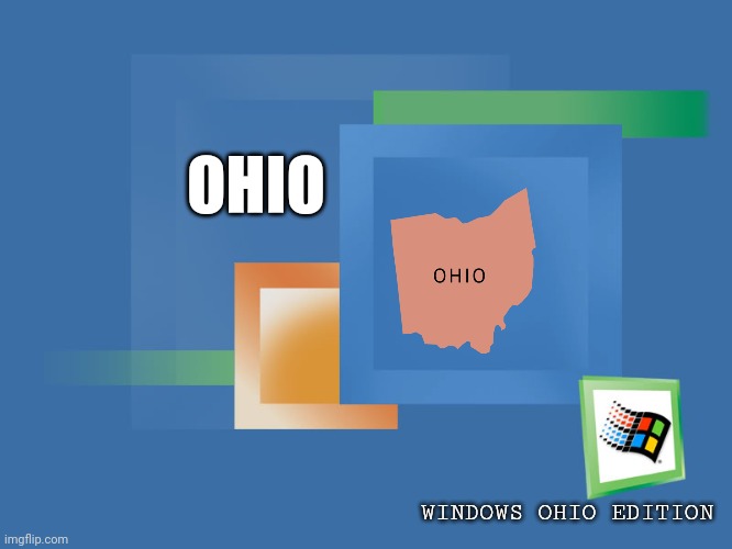 Scott the Woz is shaking in his boots. | OHIO; WINDOWS OHIO EDITION | image tagged in windows me boxes,ohio,scott the woz | made w/ Imgflip meme maker