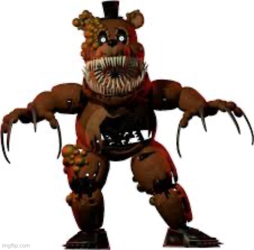 Lol I’m twisted Freddy =D | image tagged in twisted freddy | made w/ Imgflip meme maker