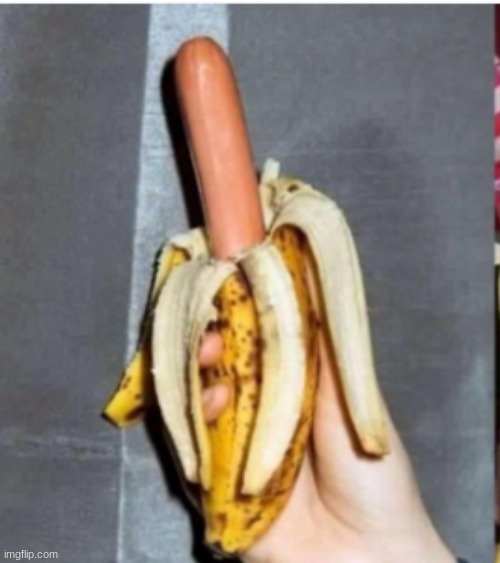 Sausage X Banana | image tagged in cursed,cursed image,fun | made w/ Imgflip meme maker