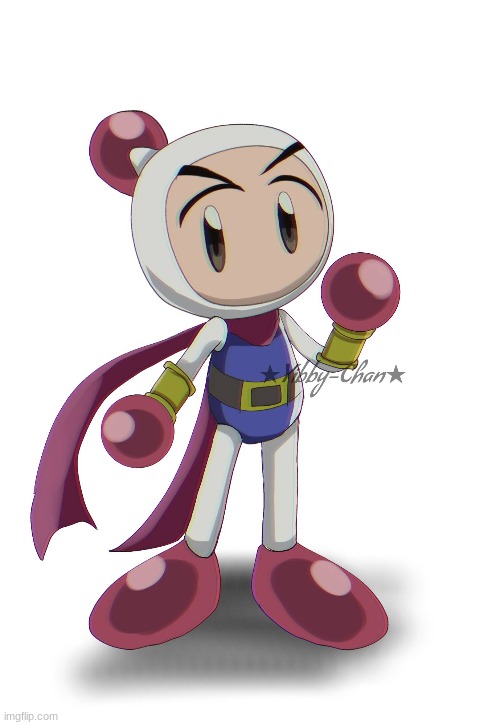Generations White Bomber/Shirobon in Jetters Style (Art by YibbyChan) | made w/ Imgflip meme maker