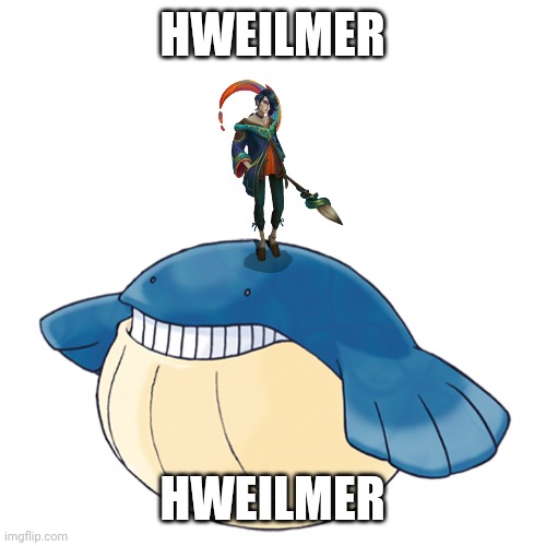 Hweilmer | HWEILMER; HWEILMER | image tagged in pokemon,league of legends | made w/ Imgflip meme maker