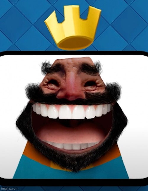 Image tagged in heheheha,clash royale sad king,i love men,srs - Imgflip