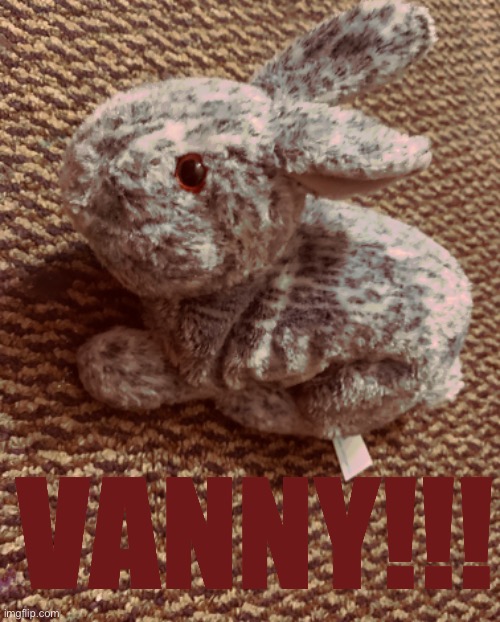 I found VANNY DA BUNNY | VANNY!!! | image tagged in vanny | made w/ Imgflip meme maker