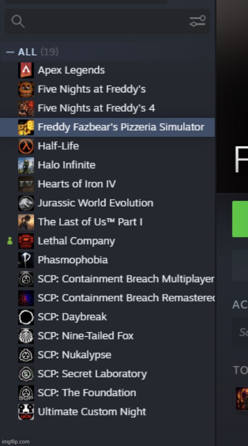 All my steam games, ig | made w/ Imgflip meme maker