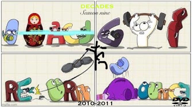 Decades: Season 9 2011 DVD | DECADES; Season nine; 2010-2011 | image tagged in dvd,2011 | made w/ Imgflip meme maker