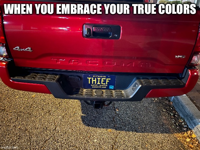 WHEN YOU EMBRACE YOUR TRUE COLORS | image tagged in cfbmemes | made w/ Imgflip meme maker