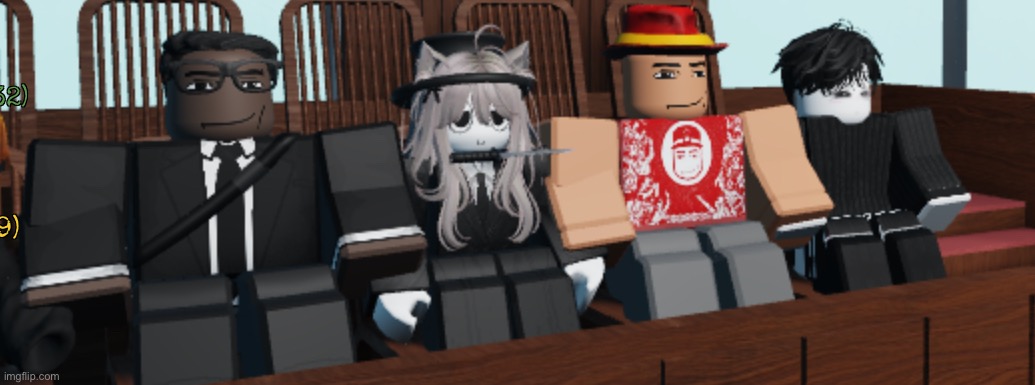 There’s an imposter among us | image tagged in roblox | made w/ Imgflip meme maker