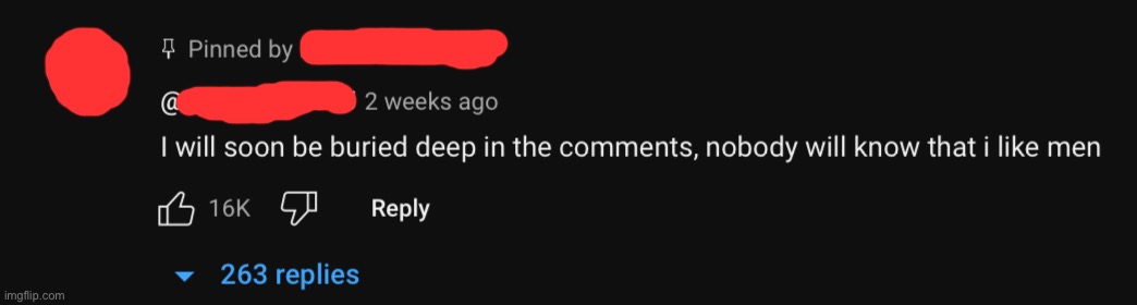 Random YouTube comment i found | made w/ Imgflip meme maker