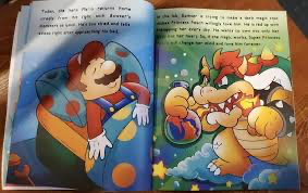 High Quality Bootleg mario book Blank Meme Template