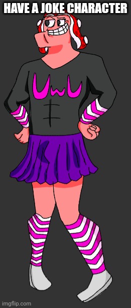 His name is Eric Shunn and he is a failure. (he's gonna be a background character for my series) | HAVE A JOKE CHARACTER | made w/ Imgflip meme maker