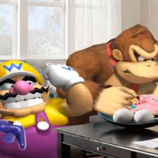 High Quality Wario dies from stealing Donkey Kong’s star in Mario Party Blank Meme Template