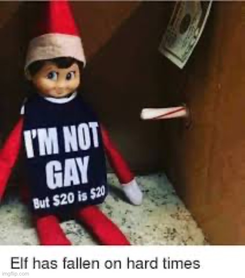 Elf | image tagged in elf on a shelf | made w/ Imgflip meme maker