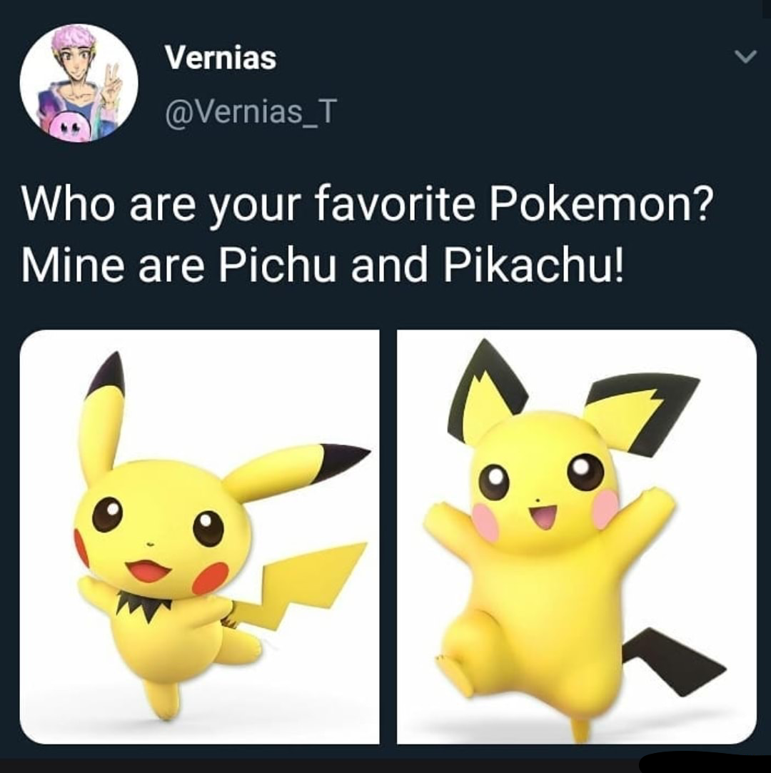 Pikachu and pichu Blank Meme Template