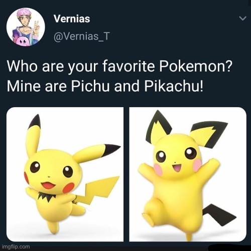 Pikachu and pichu | image tagged in pokemon | made w/ Imgflip meme maker