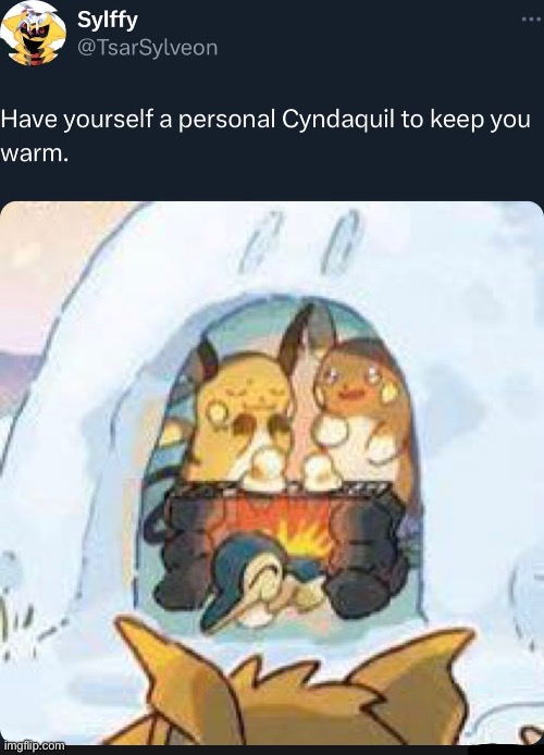 Cyndaquill fire | image tagged in pokemon | made w/ Imgflip meme maker