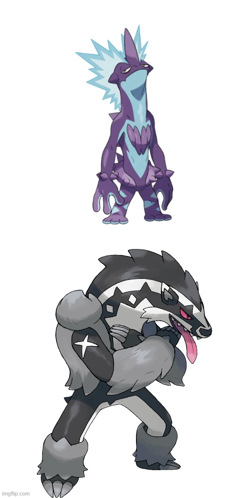 image tagged in toxtricity low key,obstagoon | made w/ Imgflip meme maker