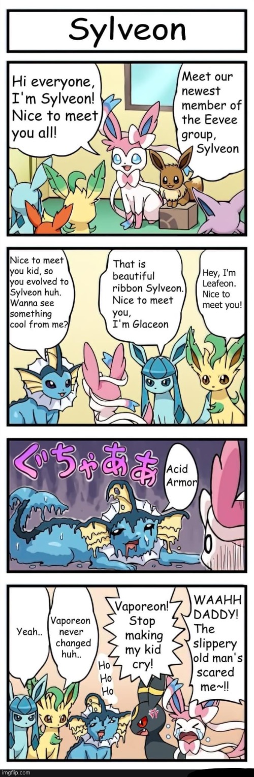 Eeveeloution comic | image tagged in pokemon | made w/ Imgflip meme maker