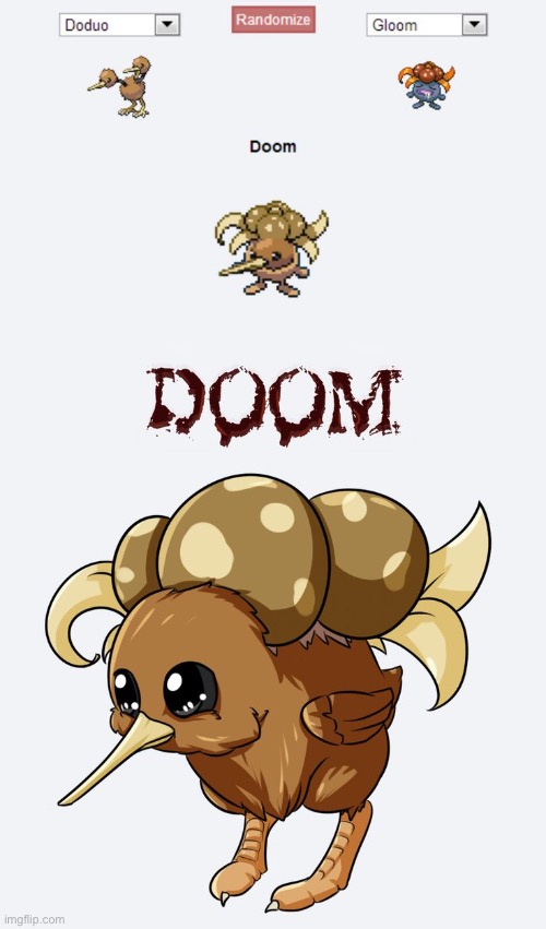 Doom | image tagged in pokemon | made w/ Imgflip meme maker