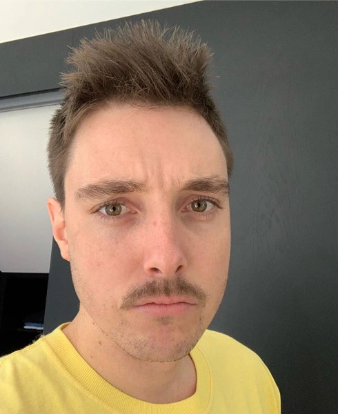 High Quality lazarbeam face Blank Meme Template