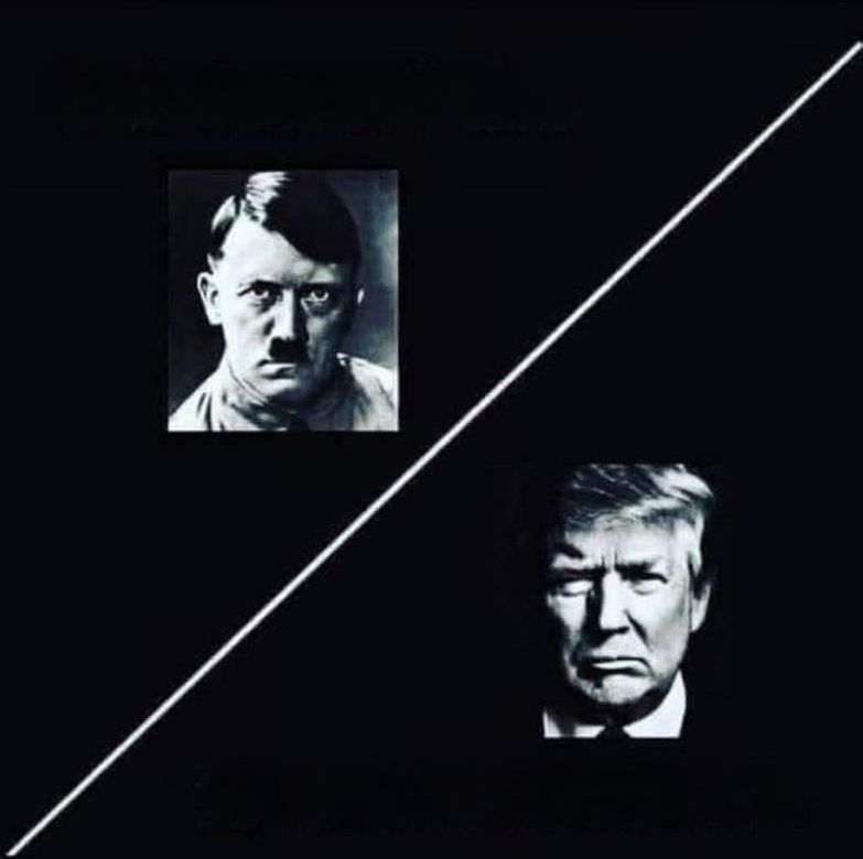 Hitler evil dictator Trump wannabe Blank Meme Template