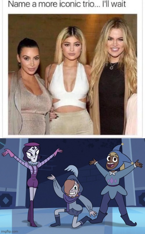 Easy. | image tagged in name a more iconic trio,svtfoe,star vs the forces of evil,la resistance,resistance,easy | made w/ Imgflip meme maker