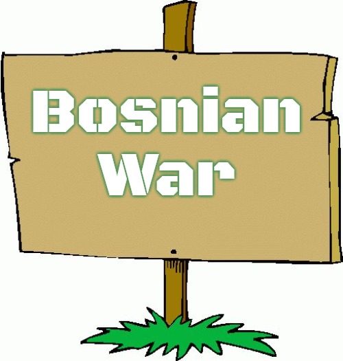 Picket sign | Bosnian War | image tagged in picket sign,slavic,bosnian war | made w/ Imgflip meme maker