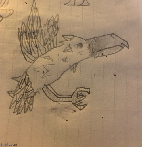 Bladebird sketch 1 | made w/ Imgflip meme maker