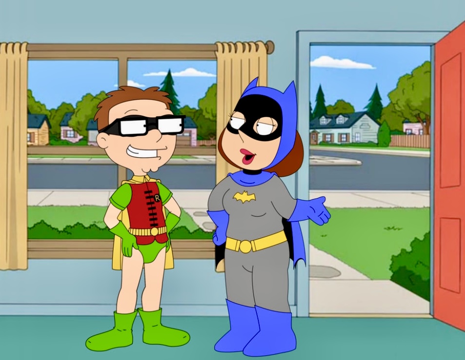Robin and Batman Blank Meme Template