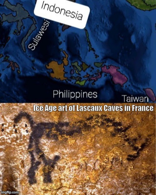 Paleolithic avatar of Pacific islands | image tagged in philippines,taiwan,indonesia,egypt | made w/ Imgflip meme maker