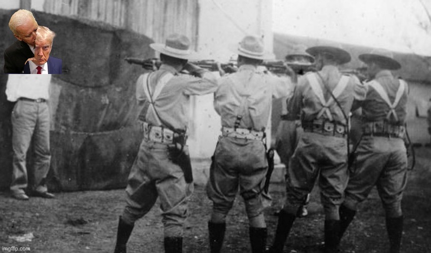 Cuban firing squad | image tagged in cuban firing squad | made w/ Imgflip meme maker
