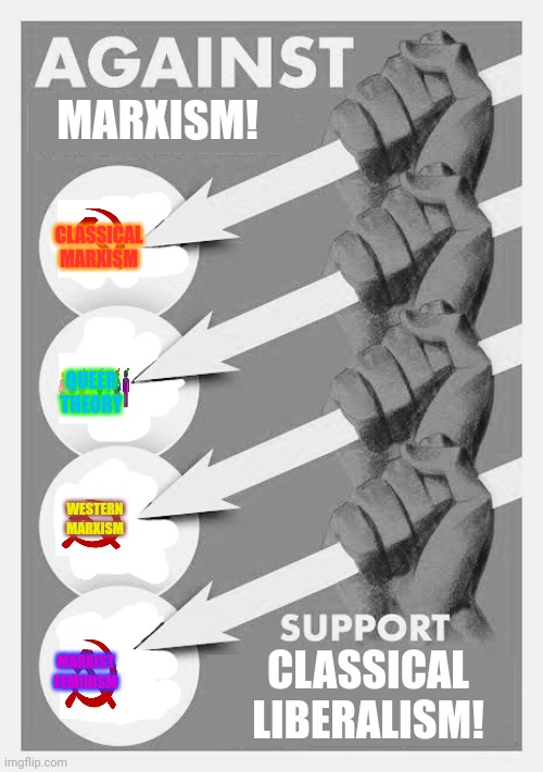 Against X Tyranny | MARXISM! CLASSICAL MARXISM; QUEER THEORY; WESTERN MARXISM; MARXIST FEMINISM; CLASSICAL LIBERALISM! | image tagged in memes,marx,death | made w/ Imgflip meme maker