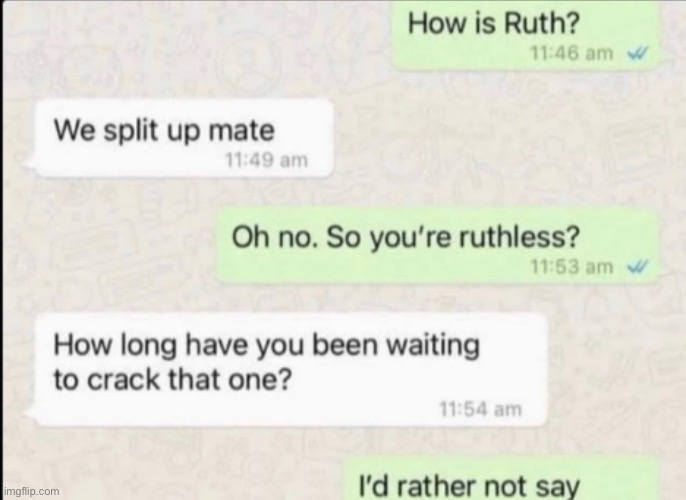 ruthless | made w/ Imgflip meme maker