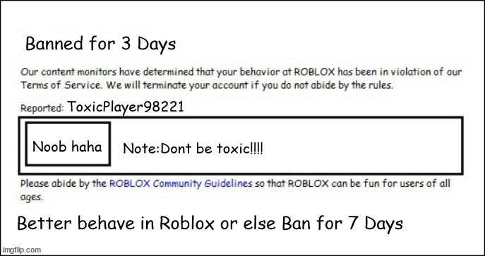 I got banned from Roblox for three days but I look kind of hot in this