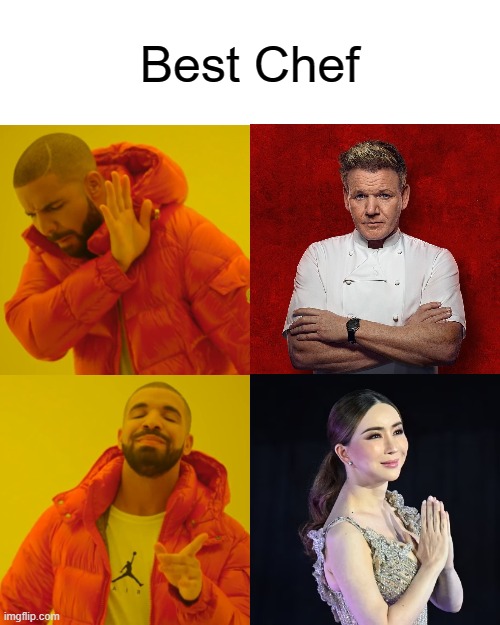 #missuniverse2023 | Best Chef | image tagged in memes,drake hotline bling | made w/ Imgflip meme maker