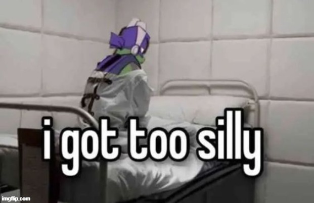 I got too silly | image tagged in i got too silly | made w/ Imgflip meme maker