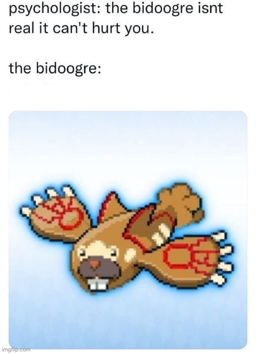 Bidogre | image tagged in pokemon | made w/ Imgflip meme maker
