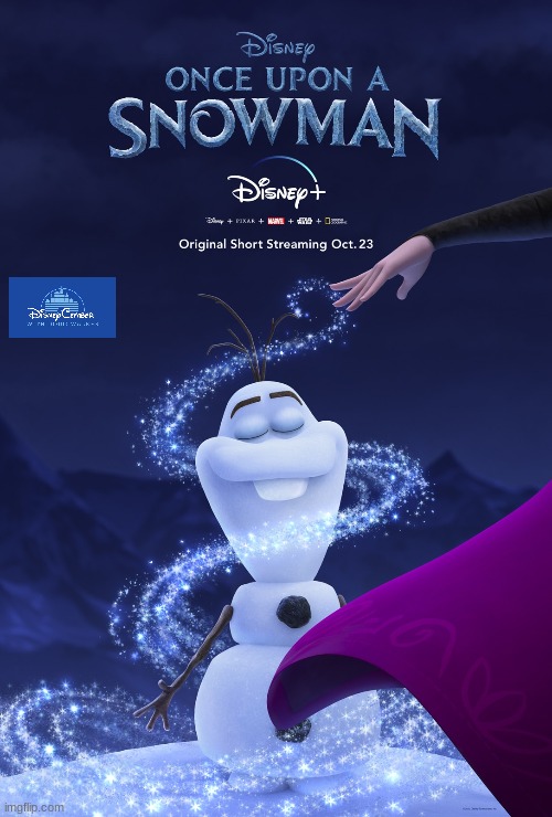 disneycember: once upon a snowman | image tagged in disneycember,nostalgia critic,frozen,disney plus,disney short | made w/ Imgflip meme maker