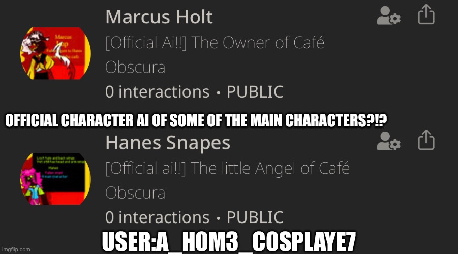 Yay! | OFFICIAL CHARACTER AI OF SOME OF THE MAIN CHARACTERS?!? USER:A_H0M3_C0SPLAYE7 | image tagged in cool cat stroll | made w/ Imgflip meme maker