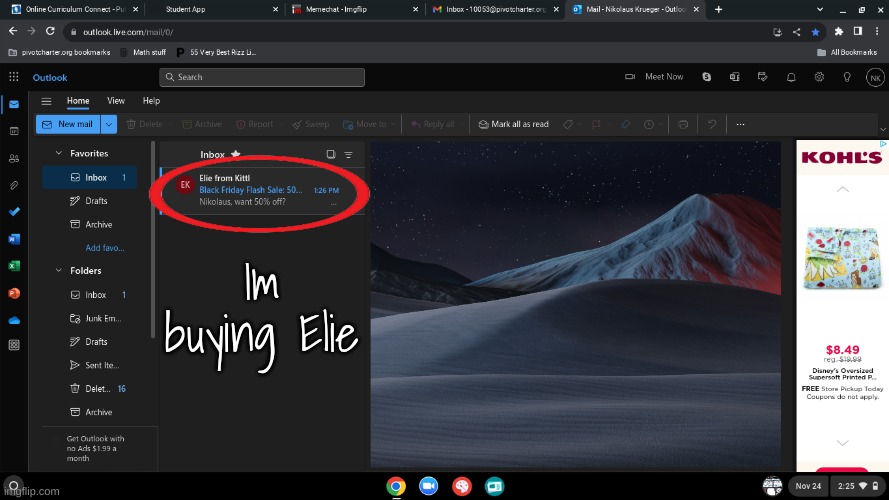 Im buying Elie | made w/ Imgflip meme maker