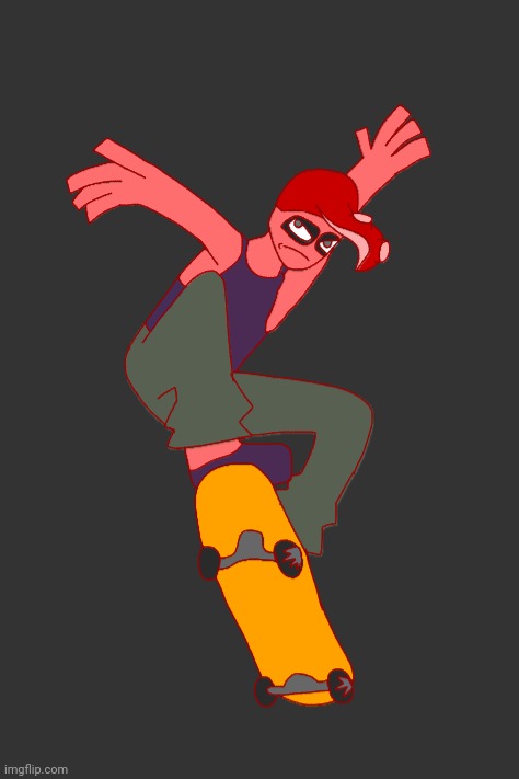 Here's another character reveal (he appears in both the movie and series) his name is Octollie | image tagged in octollie from cellular humor | made w/ Imgflip meme maker