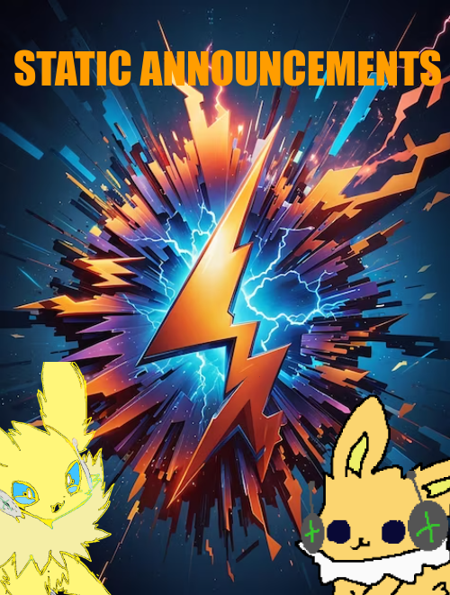 STATIC ANNOUNCEMENTS Blank Meme Template